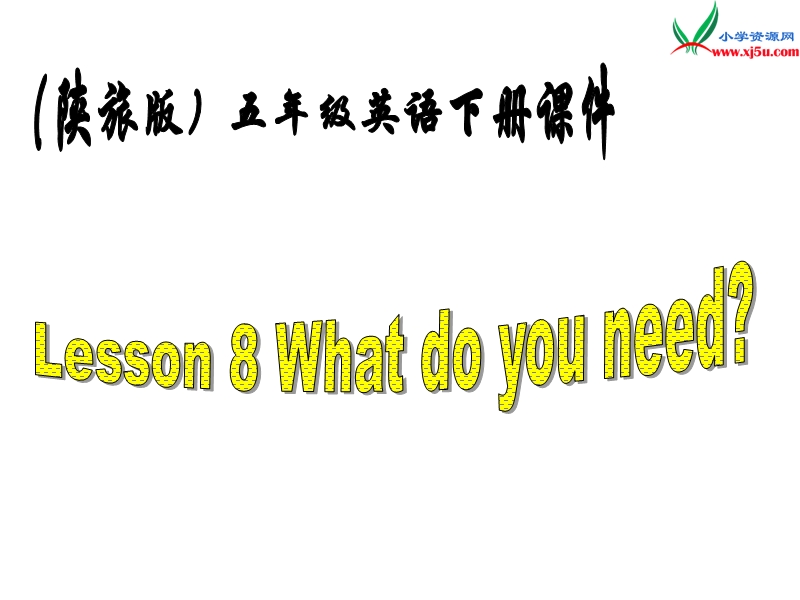 陕旅版五年级英语下册《lesson 8 what do you need》ppt课件.ppt_第1页