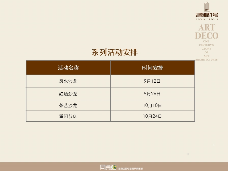 招商南桥1号文化沙龙系列活动方案（9-10月）40p.ppt_第3页