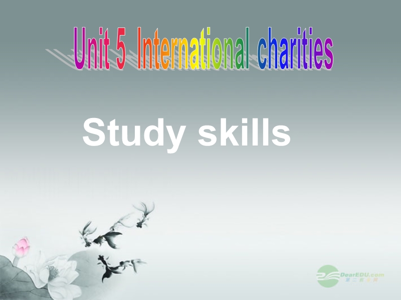 八年级英语下册《unit 5 international charities》study skills课件 牛津版.ppt_第2页