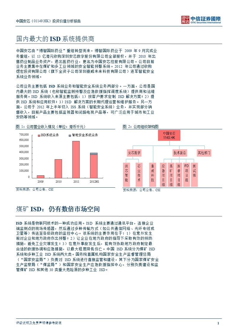 中国安芯(01149.hk)投资价值分析报告：国内最大的isd系统供应商-2013-01-21.ppt_第2页