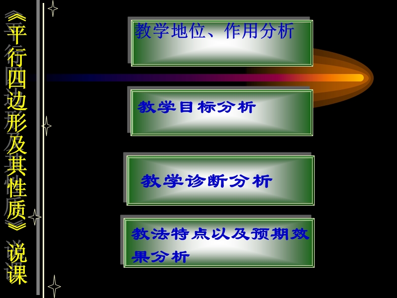 几何第二册 平行四边形性质说课课件2-.ppt_第2页