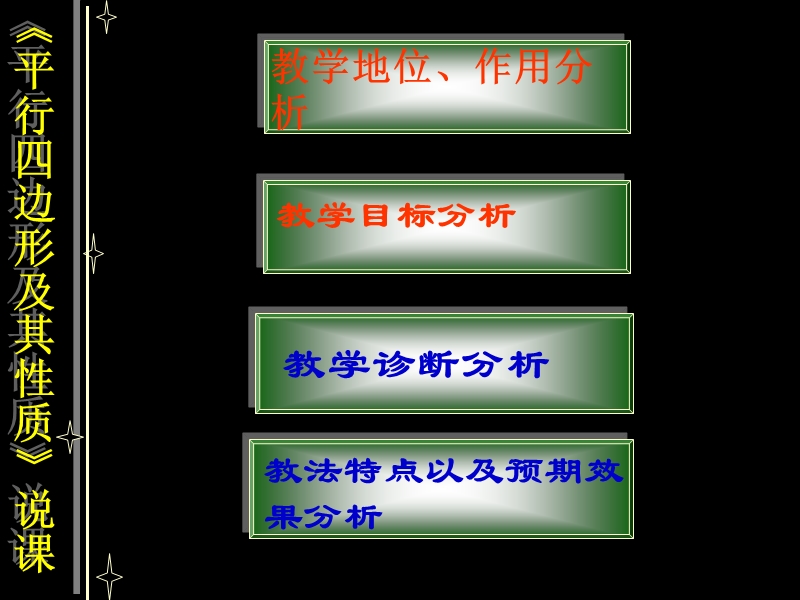 几何第二册 平行四边形性质说课课件2-.ppt_第3页