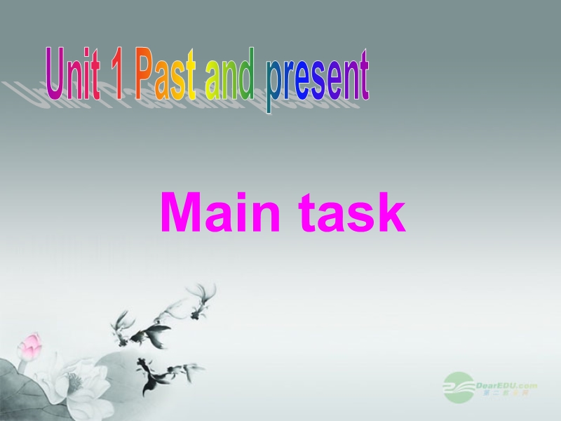 八年级英语下册《unit 1 past and preasent》main task课件 牛津版.ppt_第2页