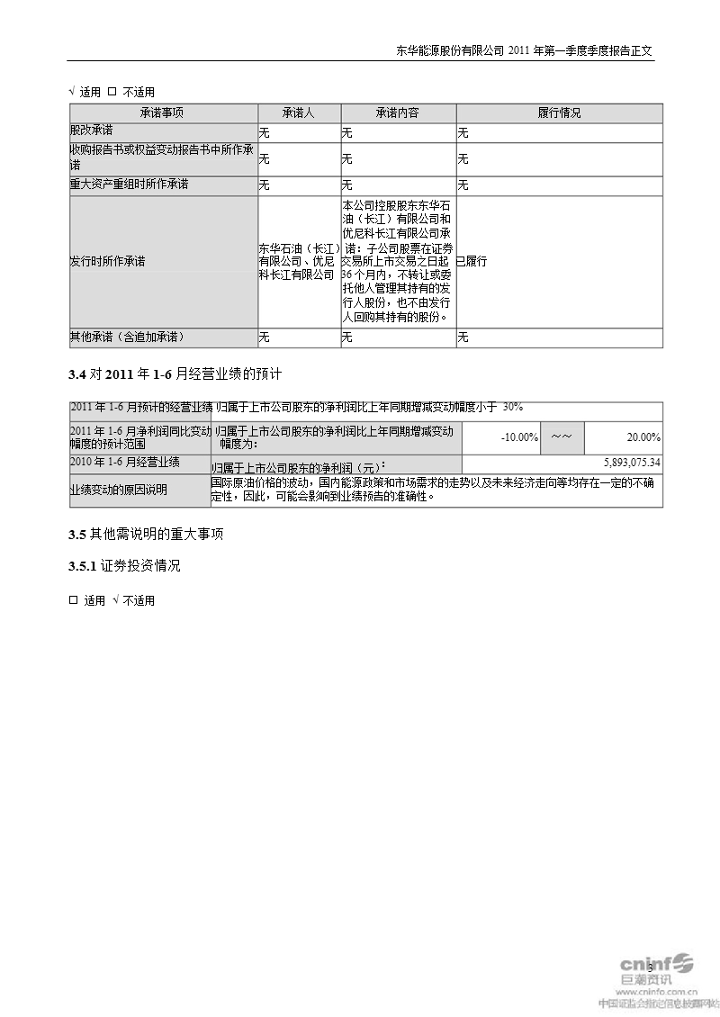 东华能源：2011年第一季度报告正文.ppt_第3页