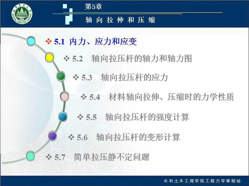 河海大学工程力学南京大学第5章轴向拉伸和压缩.ppt_第3页