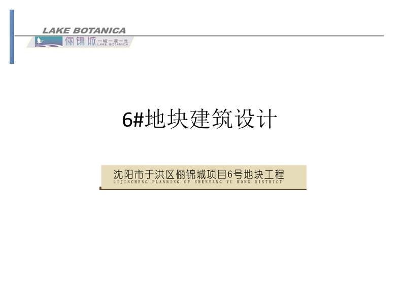 沈阳俪锦城6号地块三期建筑规划设计方案58p.pptx_第2页