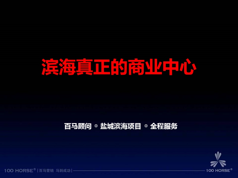 江苏盐城滨海商业项目定位策划提报方案（80页）.ppt_第1页