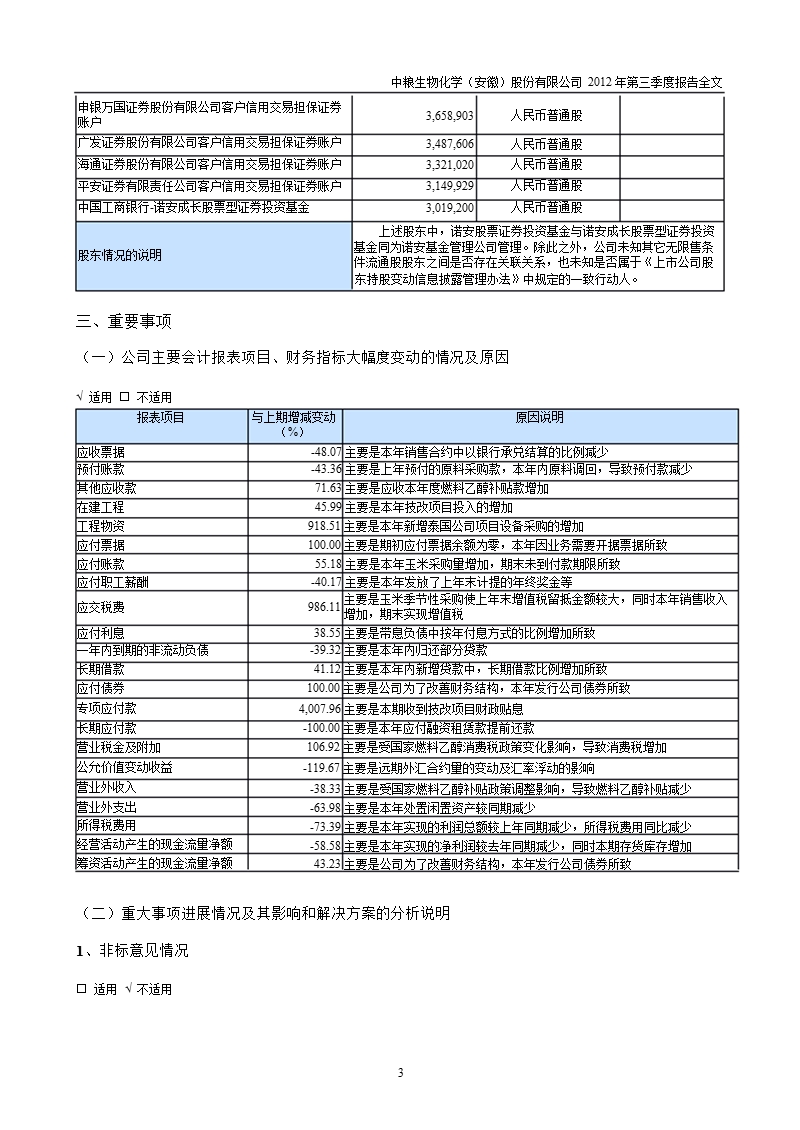 中粮生化：2012年第三季度报告全文.ppt_第3页