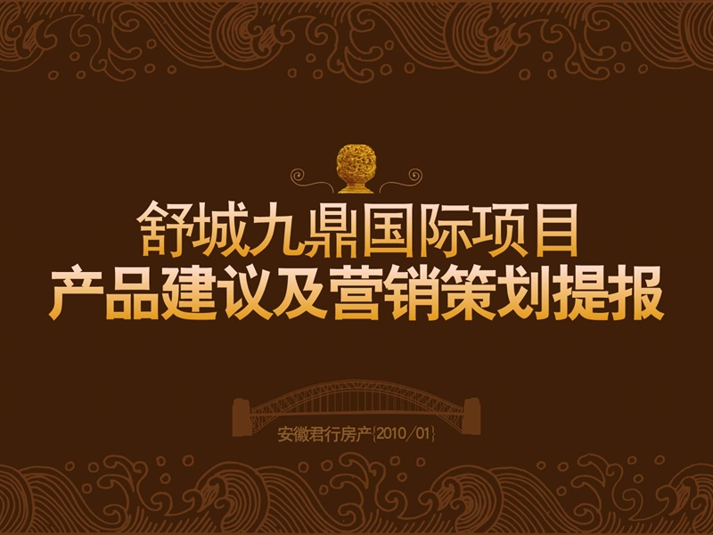 安徽舒城九鼎国际产品建议及营销推广提报定稿 2010-141页.ppt_第1页