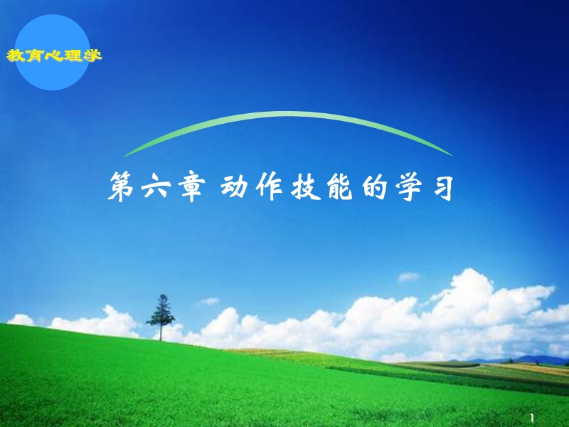 动作技能的学习 PPT课件.ppt_第1页