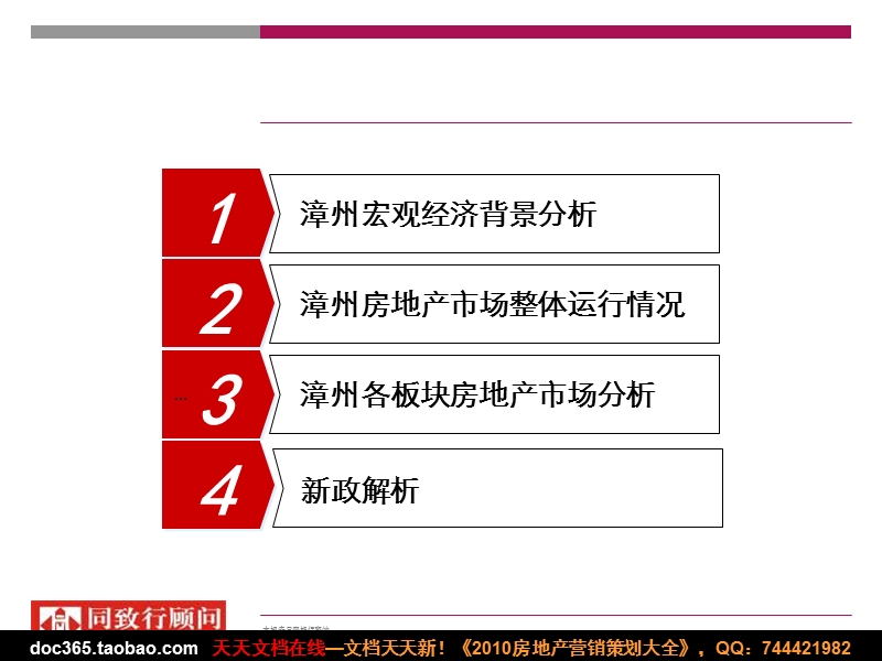 同致行2010年6月漳州房地产市场调研报告.ppt_第3页