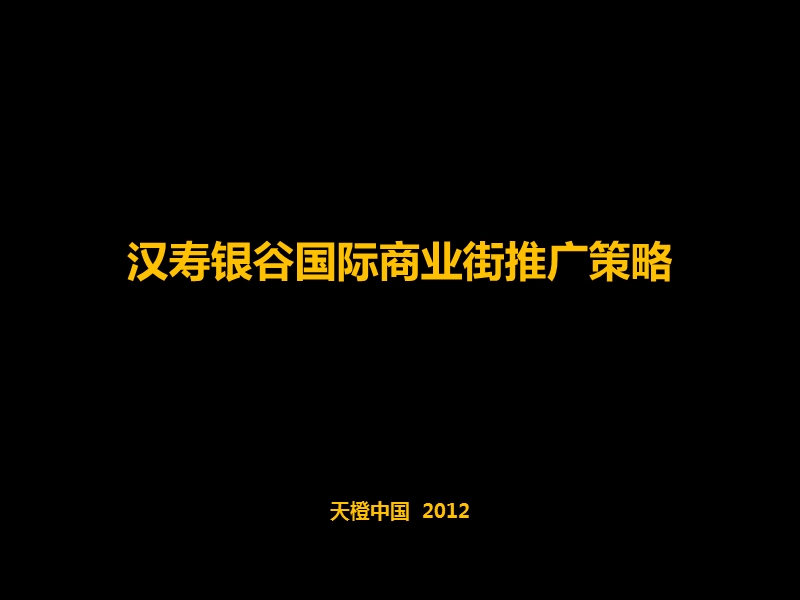 长沙汉寿银谷国际商业街项目推广策略（59页）.ppt_第1页