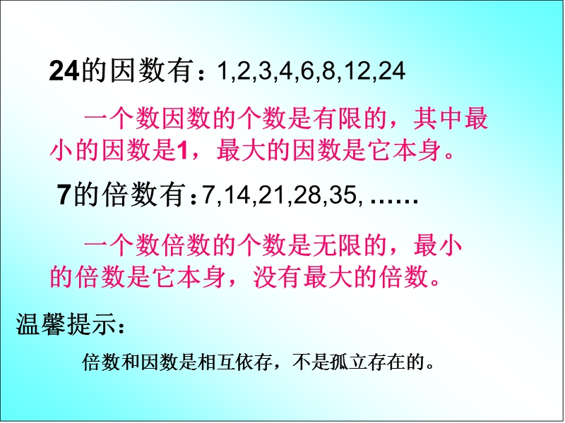 因数与倍数单元复习课.ppt_第3页