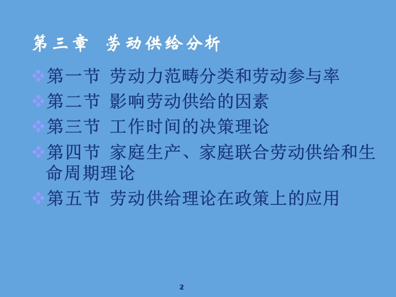 劳动供给分析 PPT课件.ppt_第2页