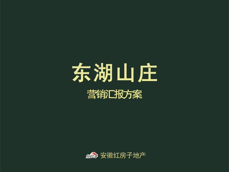 安徽凤台东湖山庄项目营销提案 2011-73页.ppt_第1页