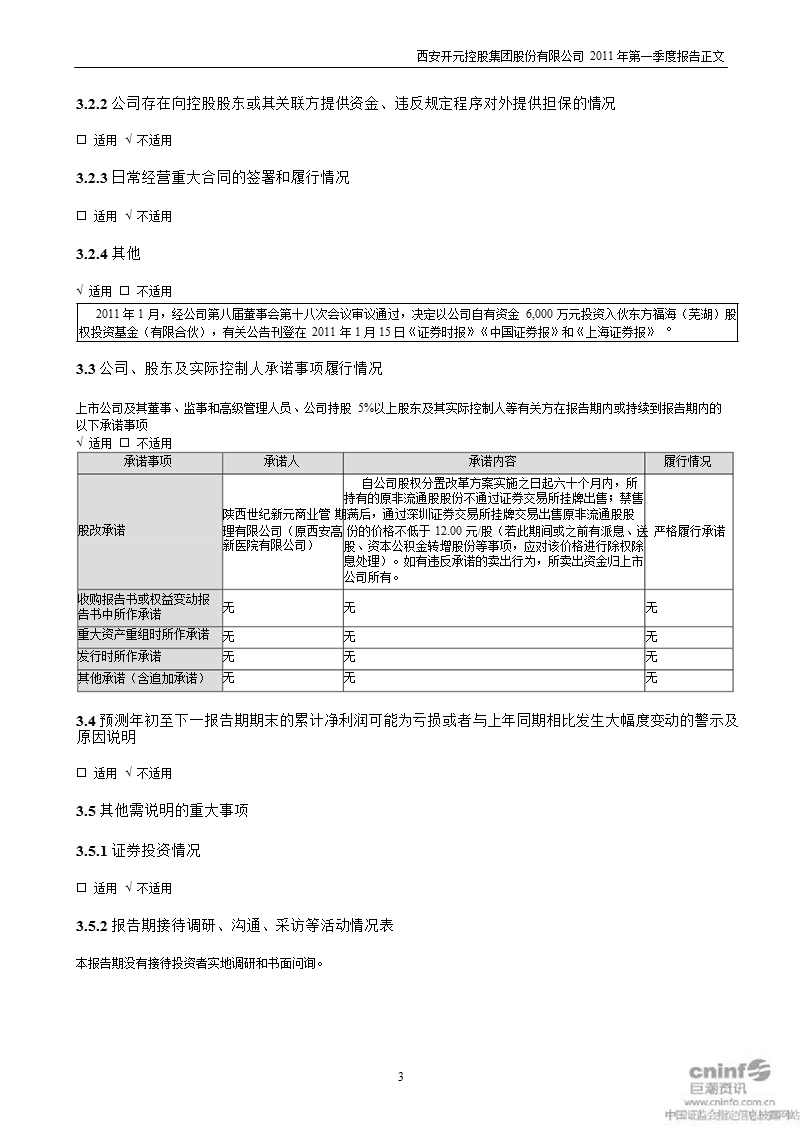 开元控股：2011年第一季度报告正文.ppt_第3页