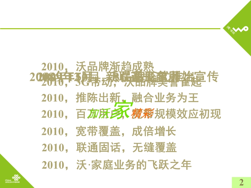 广东联通“沃·家庭”2010年度推广计划（策划稿）.ppt_第3页