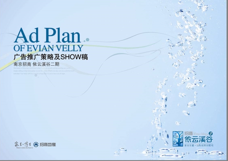 招商地产-2008年南京市依云溪谷二期广告推广策略及show稿.ppt_第1页