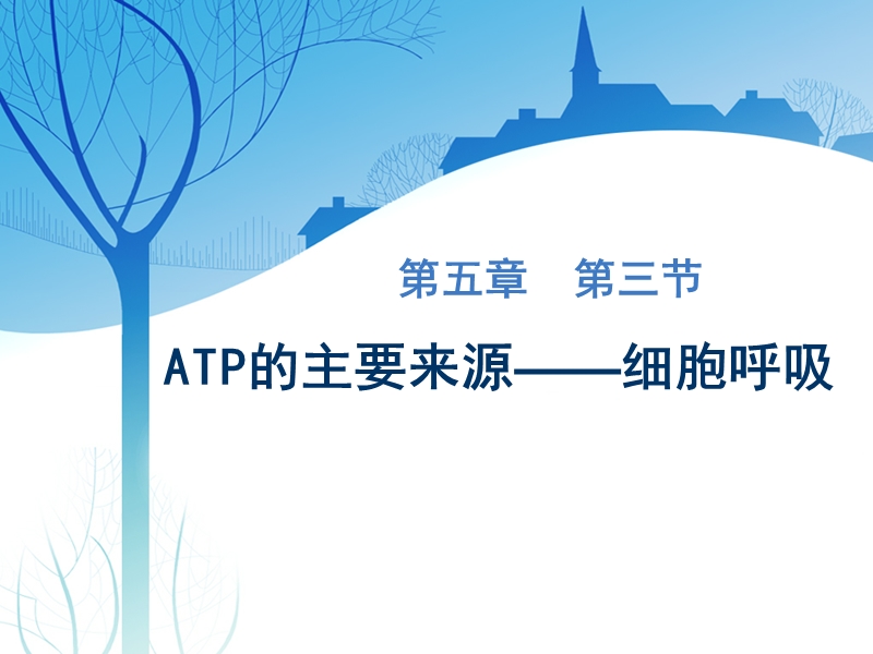 广东省汕头市金山中学高一人教版必修1生物课件——第五章 第三节 atp的主要来源——细胞呼吸(共45张ppt).ppt_第2页