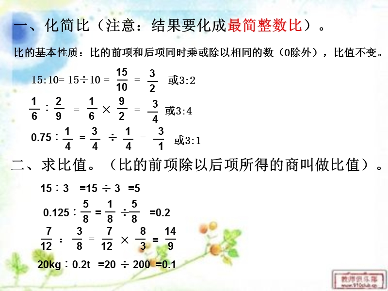 比、百分数、扇形统计图复习.ppt_第2页