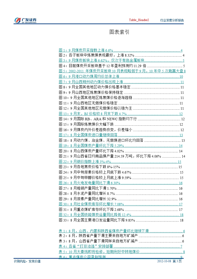 煤炭行业深度分析报告：10月基本面有望继续好转_3季度低盈利可能制约股价-2012-10-10.ppt_第3页