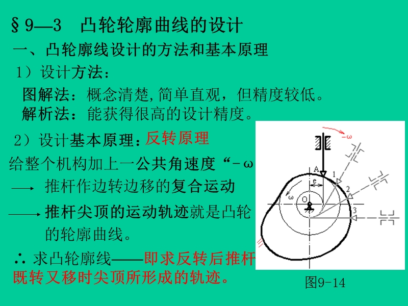 第九章凸轮机构及其设计9-3、4.ppt_第1页