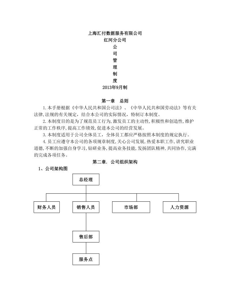 简单公司管理制度.doc_第1页