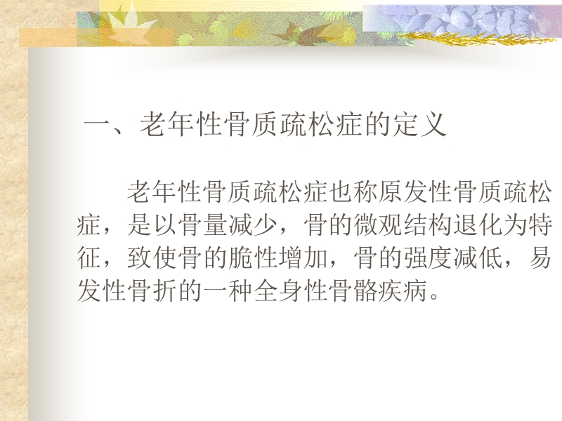 老年性骨质疏松症的诊断和治疗.ppt_第2页