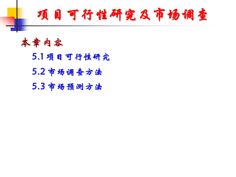 项目可行性研究及市场调查.ppt_第1页