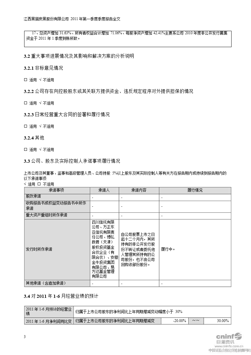 黑猫股份：2011年第一季度报告全文.ppt_第3页