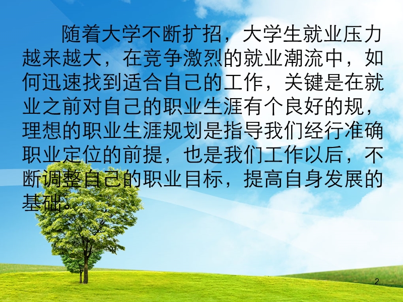 解晨昕的职业生涯设计.ppt_第2页