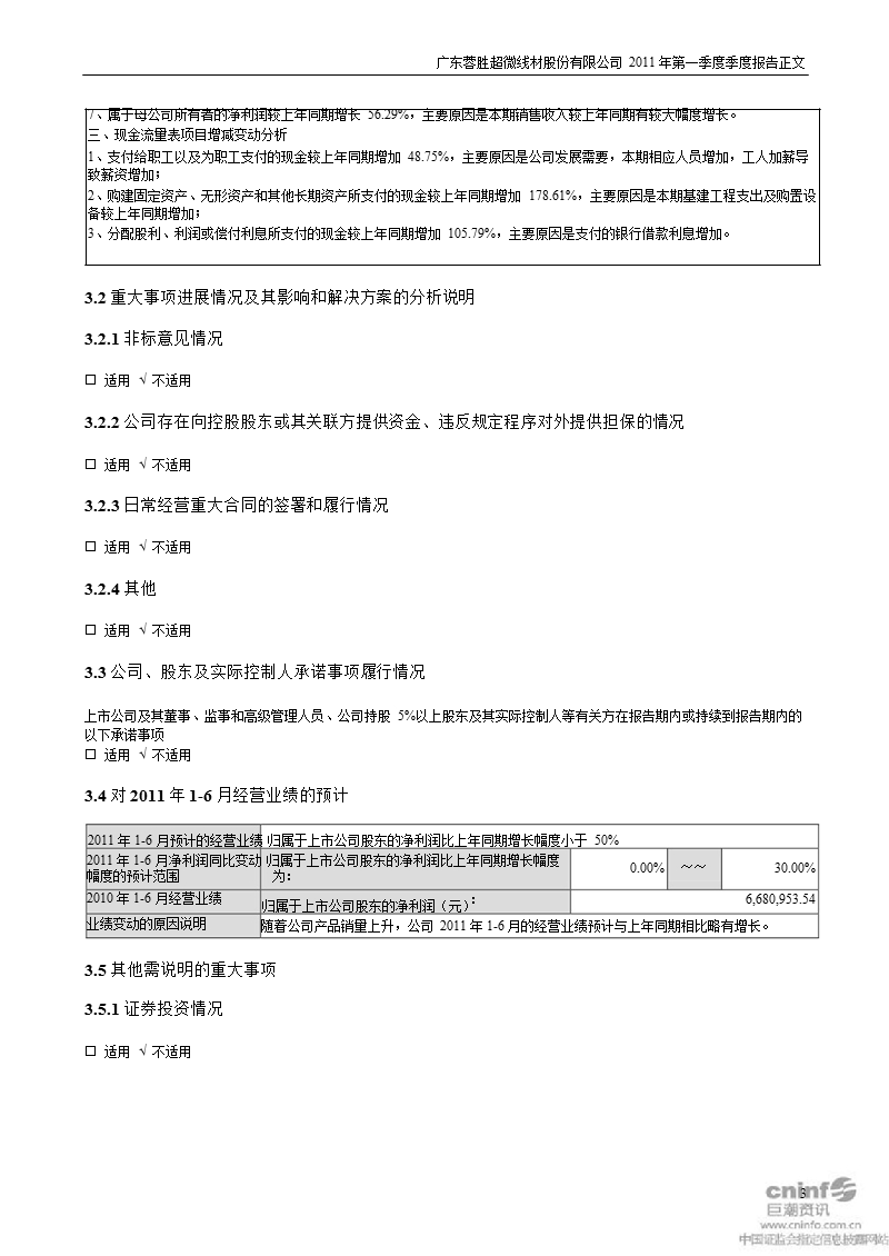 蓉胜超微：2011年第一季度报告正文.ppt_第3页