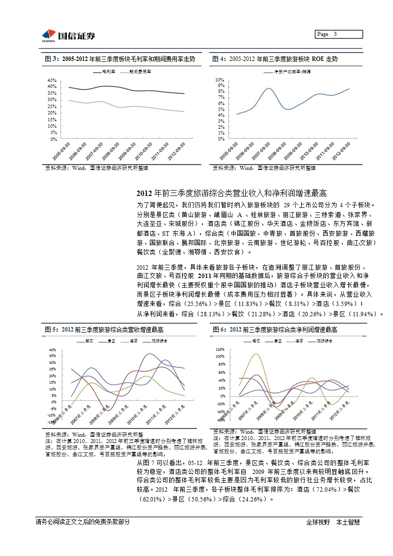 餐饮旅游行业2012年三季报总结：多因素导致重点公司三季度业绩增速下滑-2012-11-05.ppt_第3页