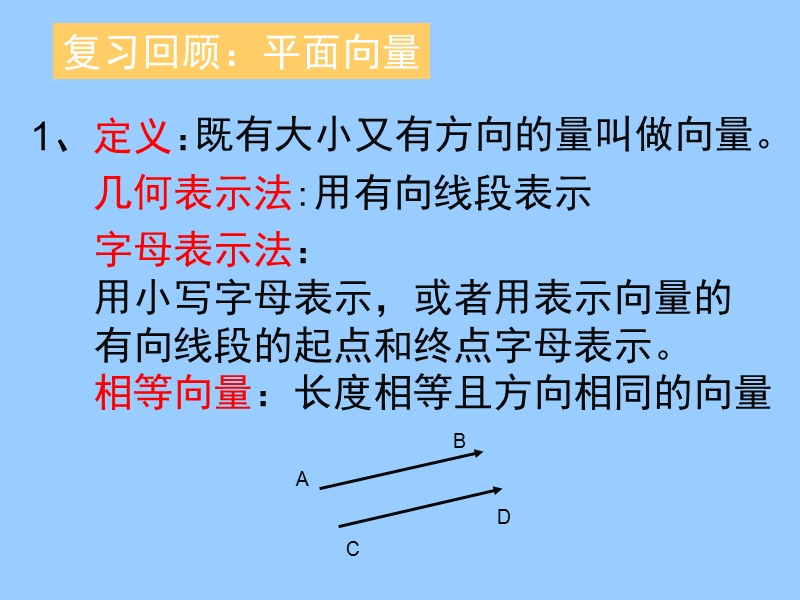 人教A版数学3.1.2 空间向量的数乘运算 课件1.ppt_第2页