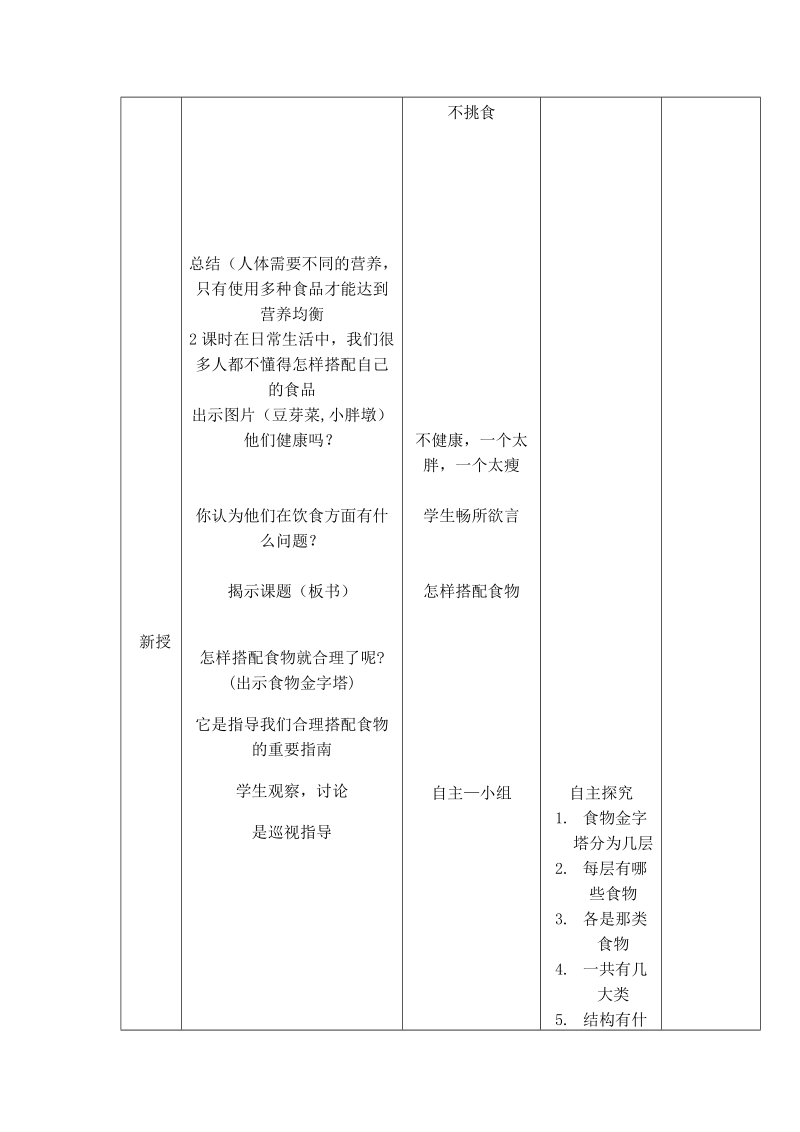 四年级上科学学案《2.+怎样搭配食物》学案苏教版（三起）.doc_第2页