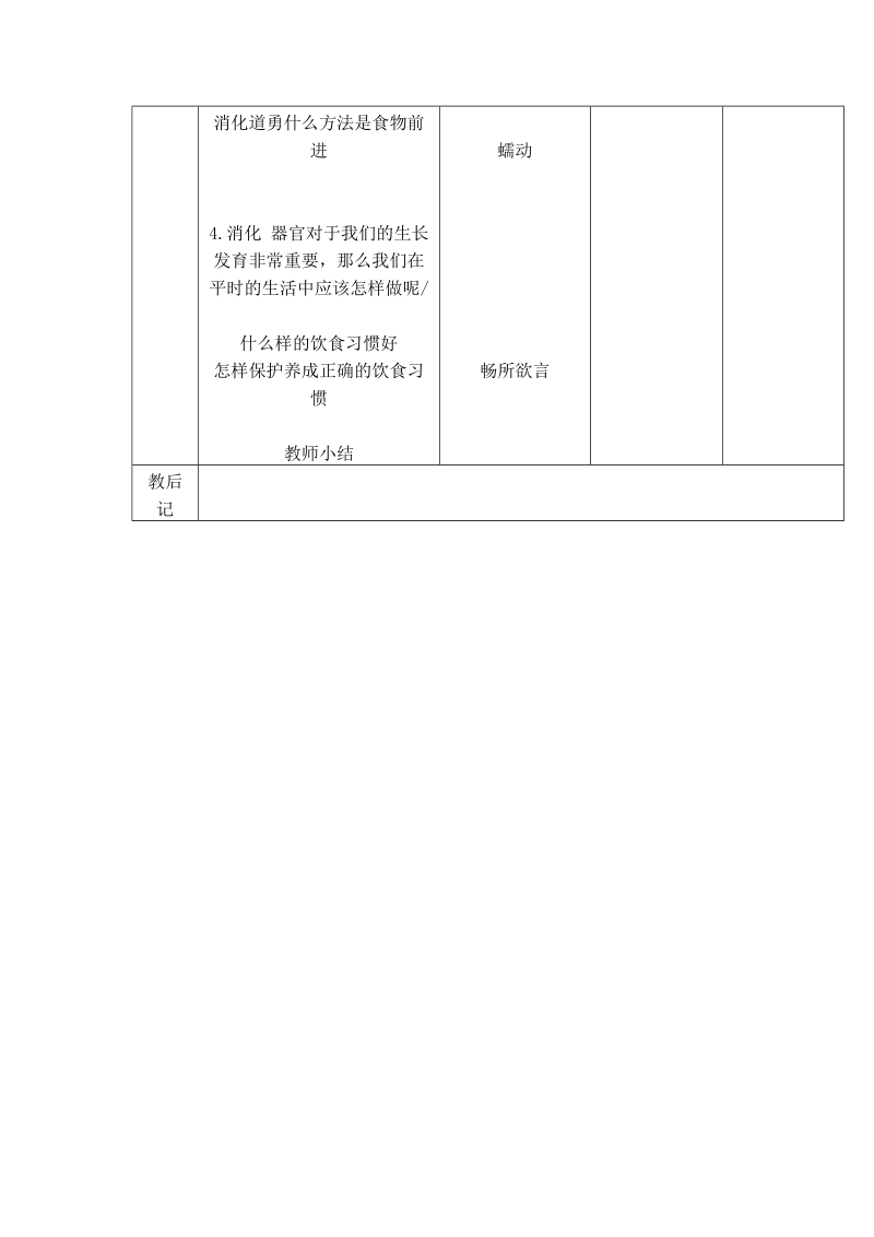 四年级上科学学案《3.+食物的消化》学案苏教版（三起）.doc_第3页