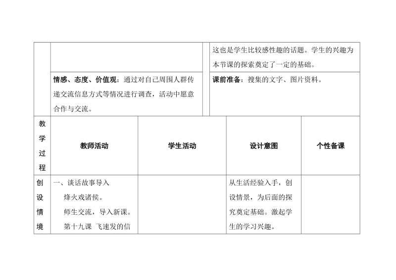 六年级下科学教案第四单元 信息与生活 第十九课   飞速发展的信息技术 教案 1青岛版（六三制）.doc_第2页