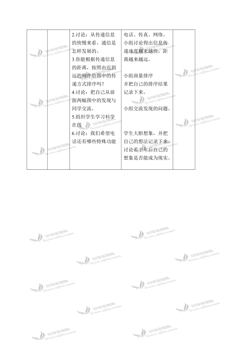 （冀教版）三年级科学下册教案 通信的发展 2.doc_第2页