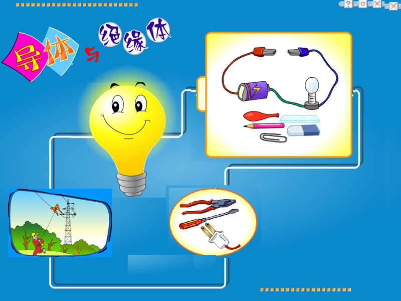 （冀教版）三年级科学下册课件 导体与绝缘体 5.ppt_第1页