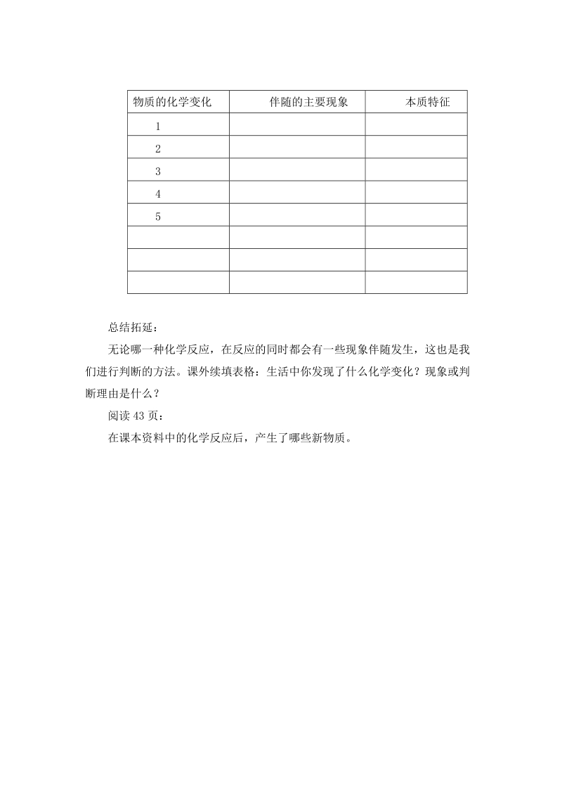 六年级下科学教案《化学变化伴随的现象》教案1 (1)教科版（三起）.doc_第2页