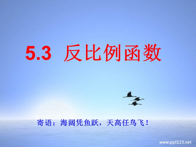 反比例函数.ppt_第1页