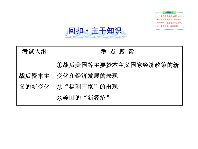 2014届高三历史一轮复习课件14.2战后资本主义的新变化.ppt_第2页