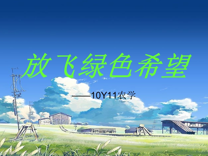 放飞绿色希望——10y11农学.ppt_第1页