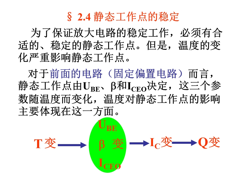 模电-第二章-3静态工作点的基本放大电路.ppt_第1页