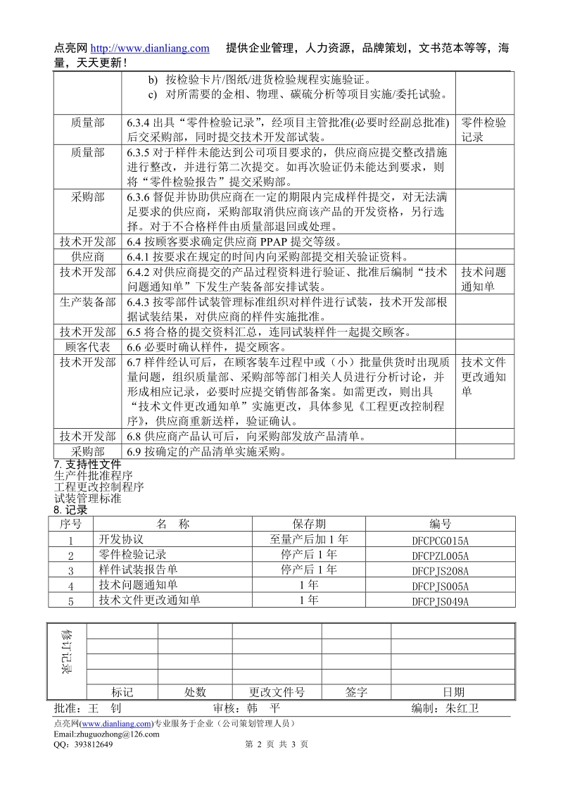 供应商产品批准程序dfcpqeoms-12.doc_第2页