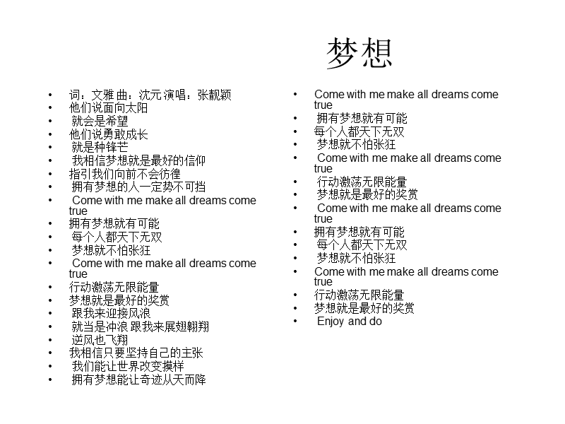 2015年秋七年级语文上册-第三单元-15《我的梦想》课件-鲁教版五四制.ppt.ppt_第1页