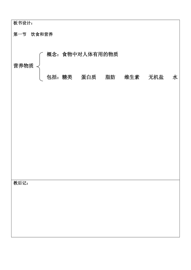 5.1饮食与营养教案  沭阳如东实验学校.doc_第3页