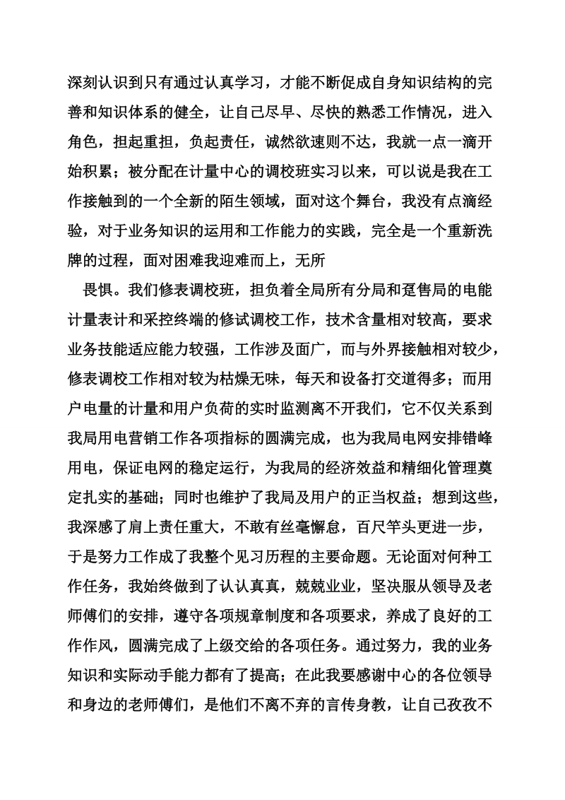 供电局顶岗实习总结.doc_第3页