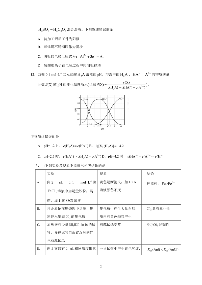 2017年高考全国ⅱ卷理综化学.doc_第2页