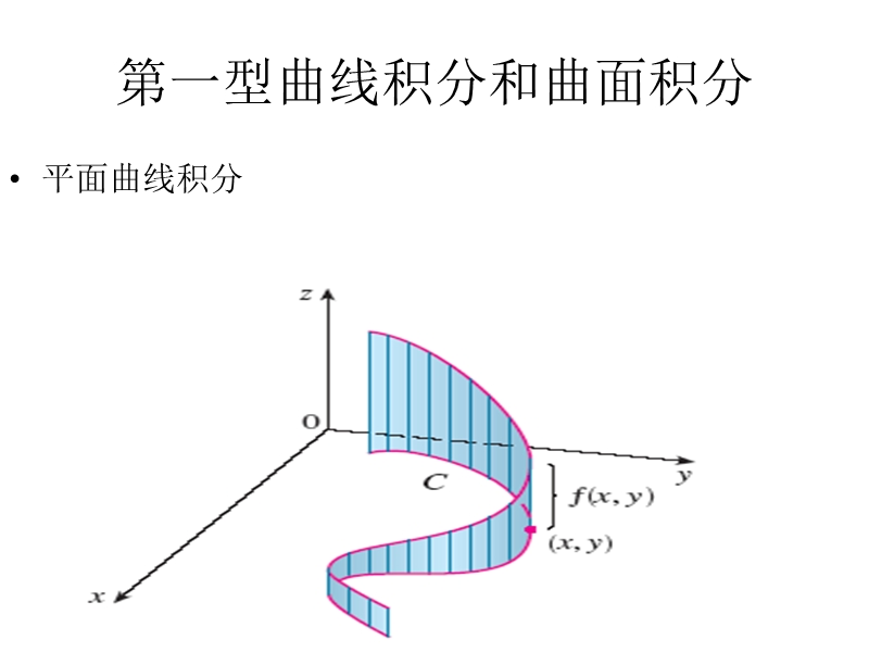 第一型曲线积分和曲面积分【教学课件】.ppt_第1页